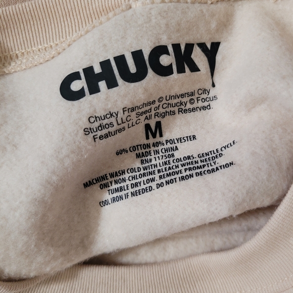 Horror Chucky Wanna Play? No more Mr. Good Guy Sweatshirt. Brand New Siz… - Picture 8 of 8
